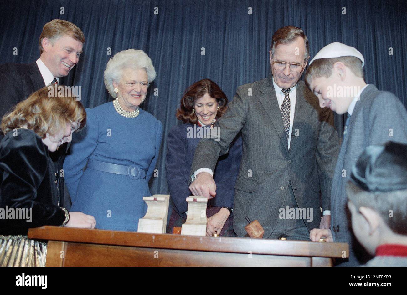 George w bush hanukkah