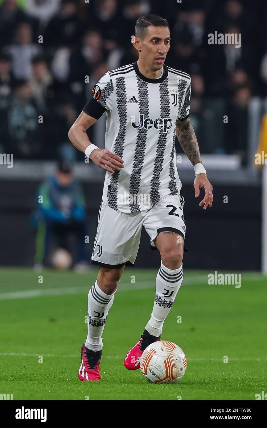 Angel Di Maria Juventus Fc Controls Editorial Stock Photo - Stock Image