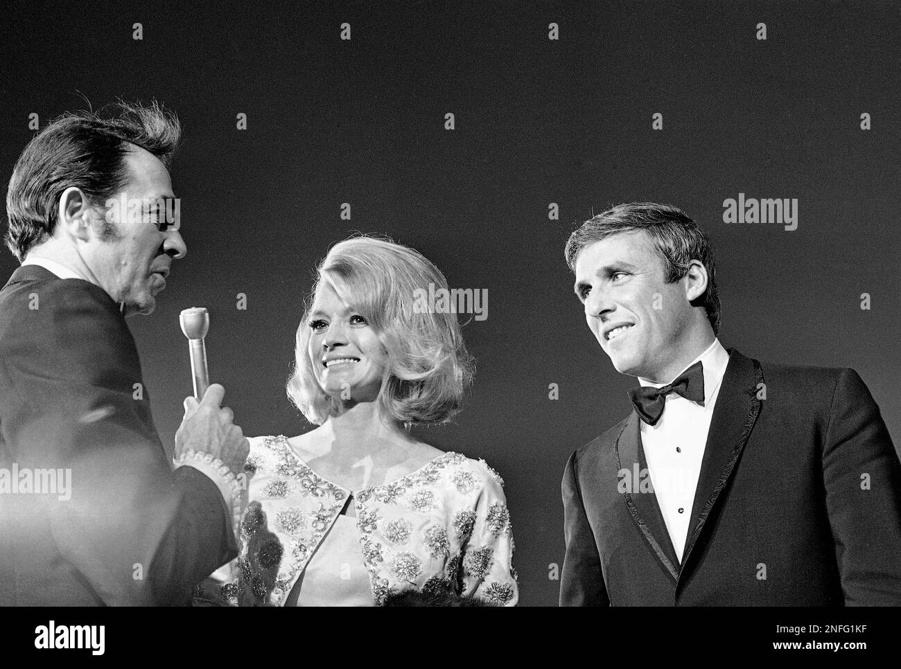 Angie Dickinson And Husband Burt Bacharach Arriving For Academy Awards At Santa Monica Shown In 