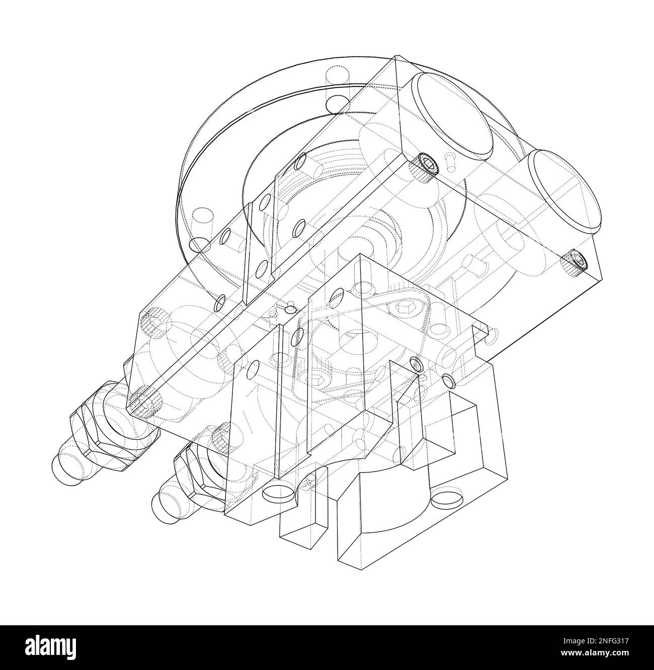 Abstract industry object concept Stock Photo - Alamy