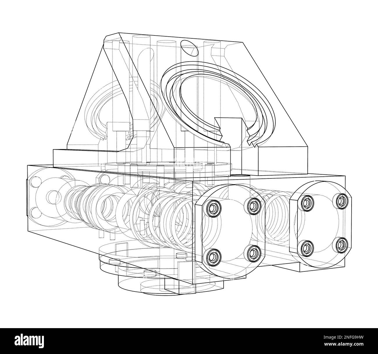 Abstract industry object concept Stock Photo - Alamy