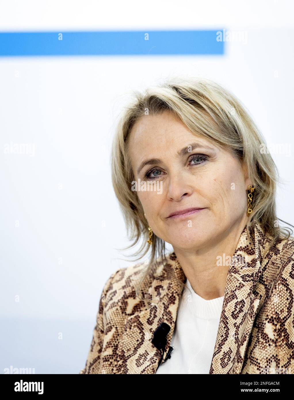 PARIS Marjan Rintel, CEO KLM during the explanation of the annual figures of the airline Air