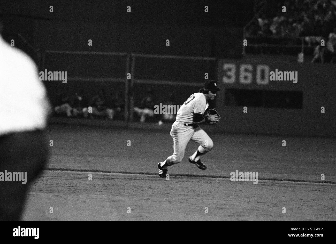 New York Yankee short stop Bucky Dent is shown in action at World Series  game against the Los Angeles Dodgers, Tuesday, Oct. 17, 1978, Los Angeles,  Calif. The Yankees won the game