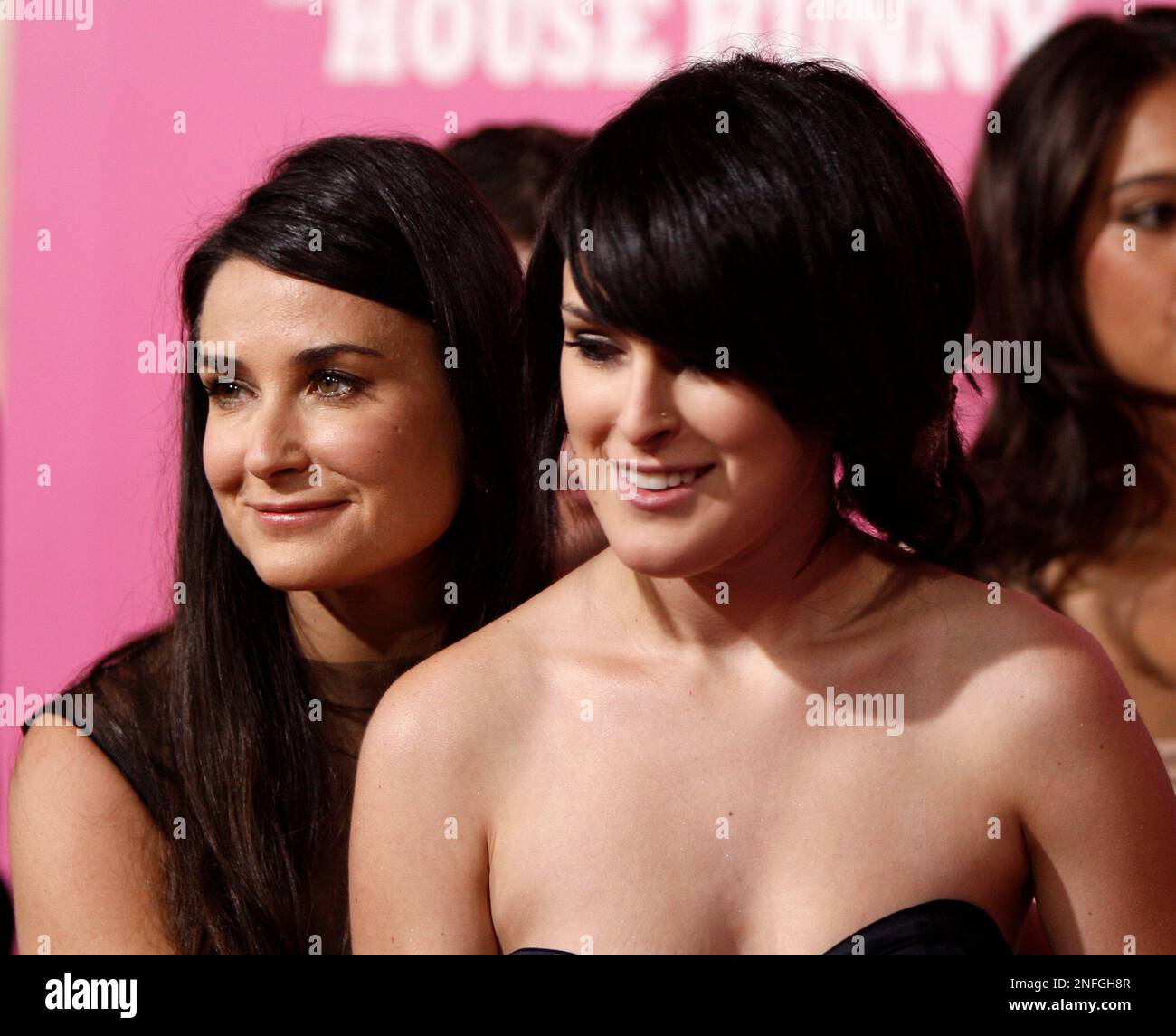 Rumer Willis, Left, And Her Mother, Demi Moore, Pose Together At The ...