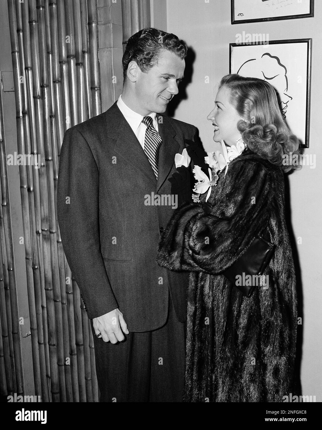 Bonita Granville and Jackie Cooper have eyes only for each other as ...