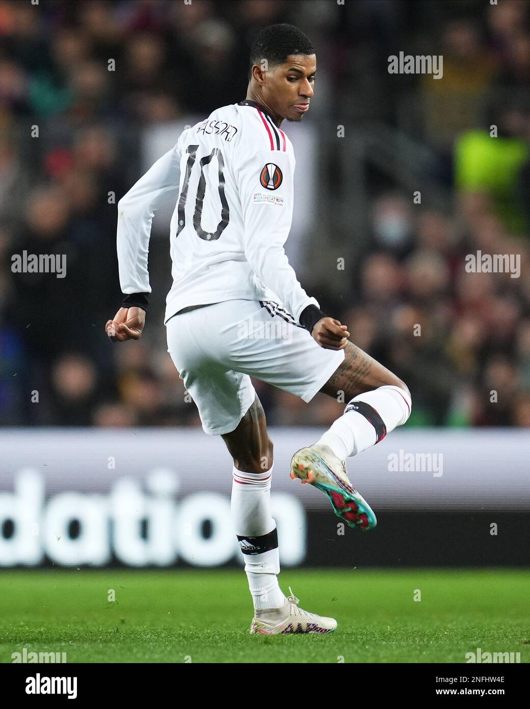 Tyrell Malacia of Manchester United during the La Liga match between FC