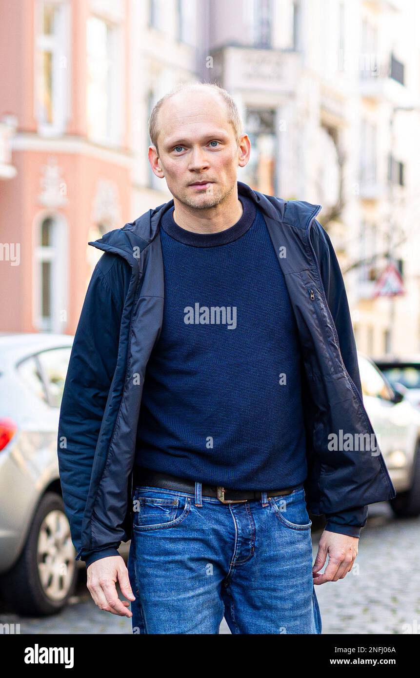 Hanover, Germany. 15th Feb, 2023. Actor Bernhard Conrad at a photo