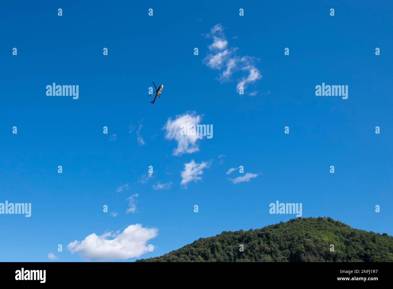 Switzerland, AgnoLugano Airport, Flight demonstration Stock Photo Alamy