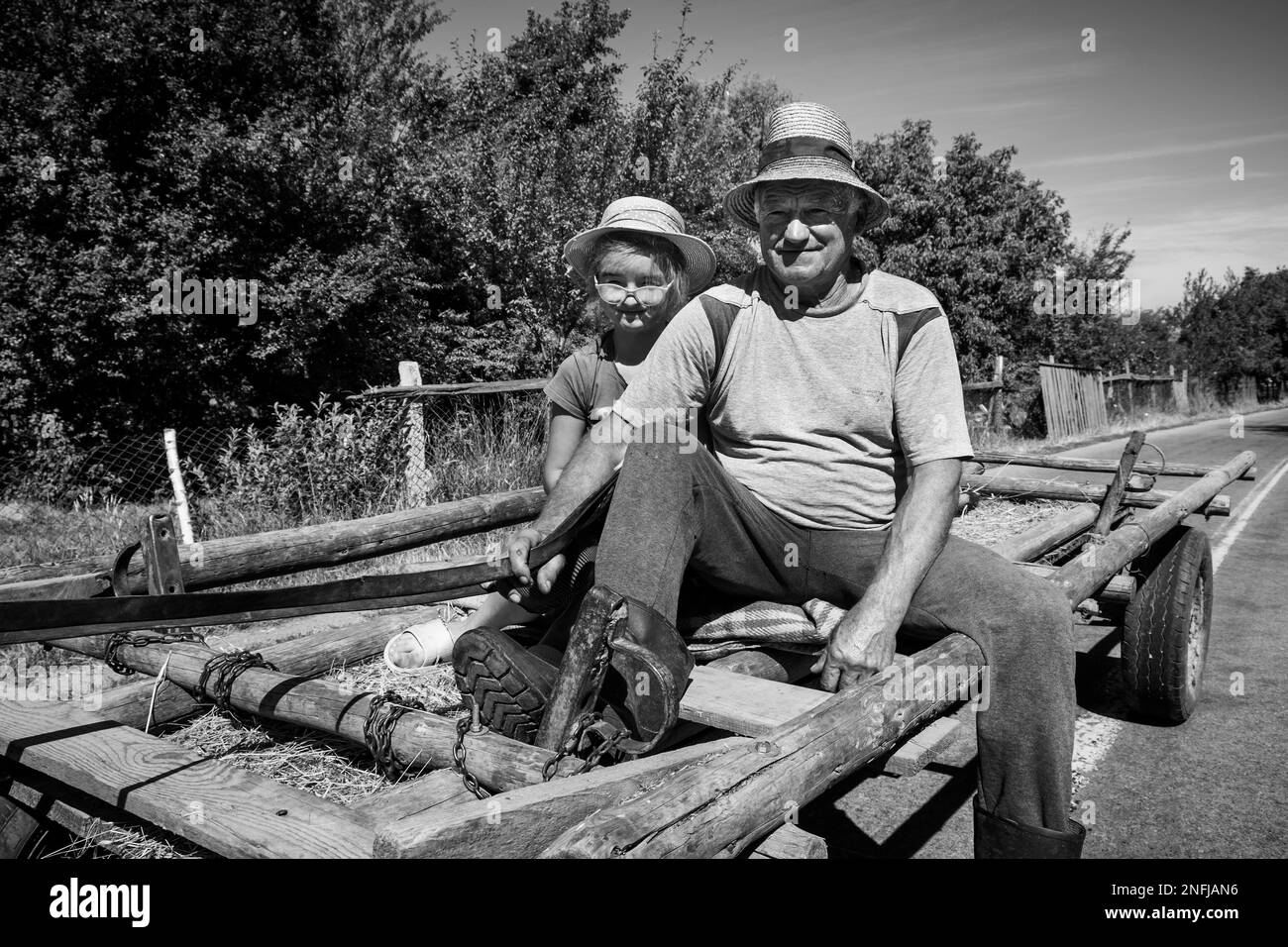 Romania. Transylvania. Dorolea. Daily Life In The Countryside Stock 