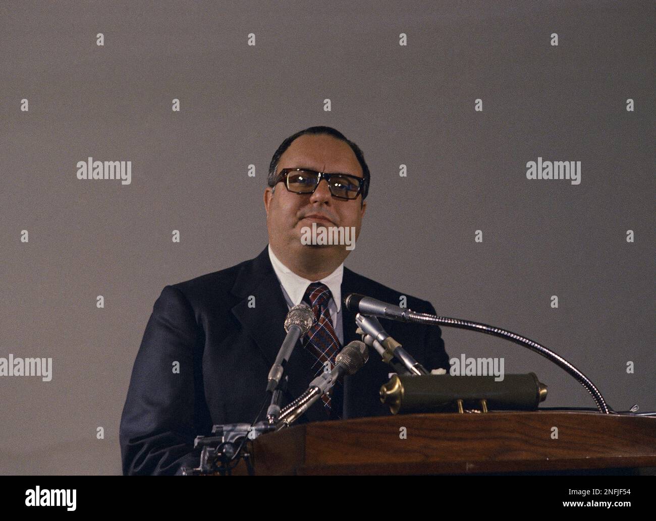 Samozza Nicaraguan President Anastasio Somoza Debayle is seen, 1972. (AP Photo ...