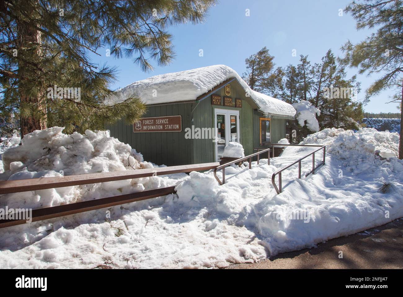 Oak Creek Vista Overlook Stock Photo Alamy