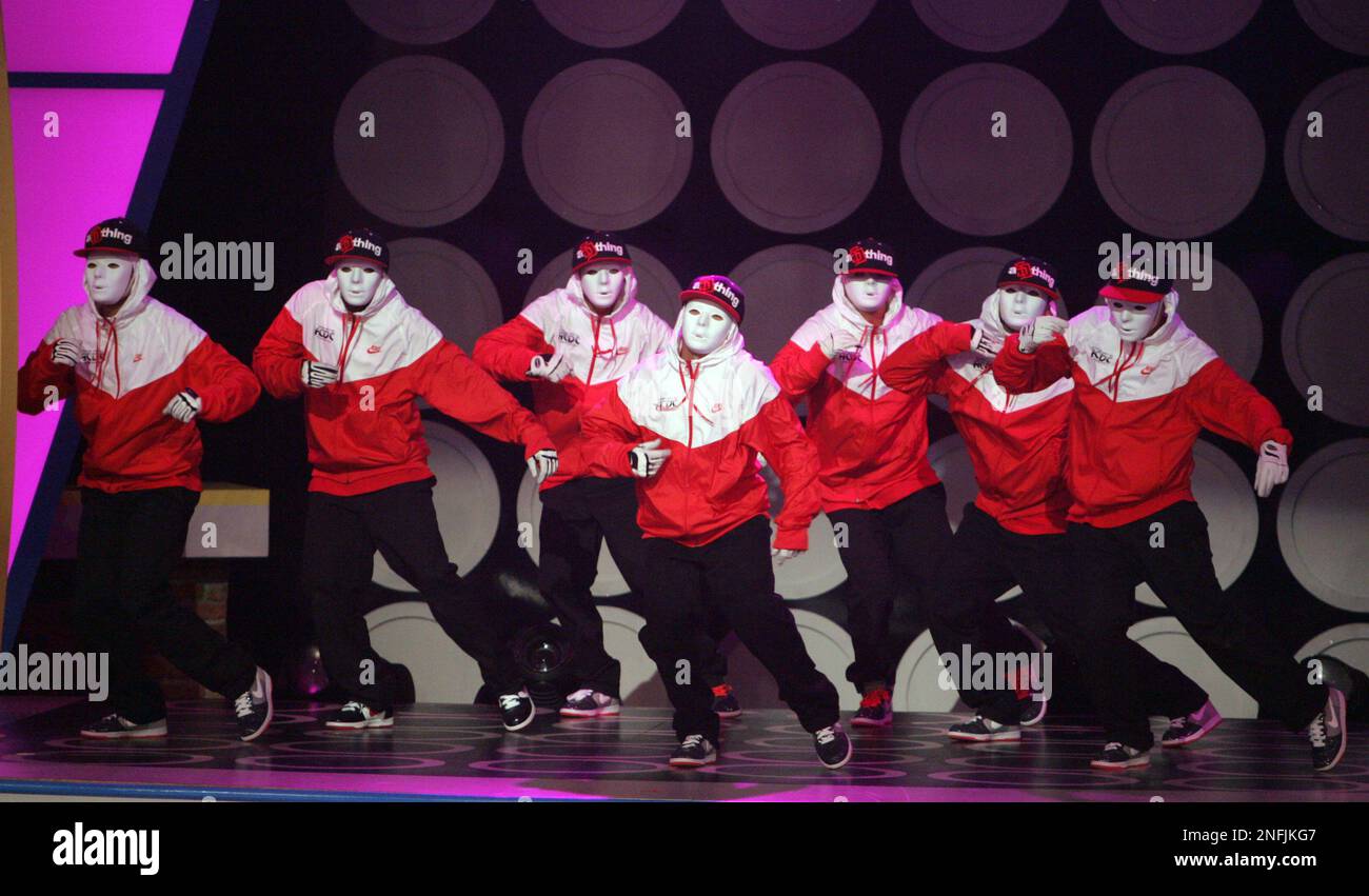 Dance group AC DC peforms at the Teen Choice Awards in Universal City ...