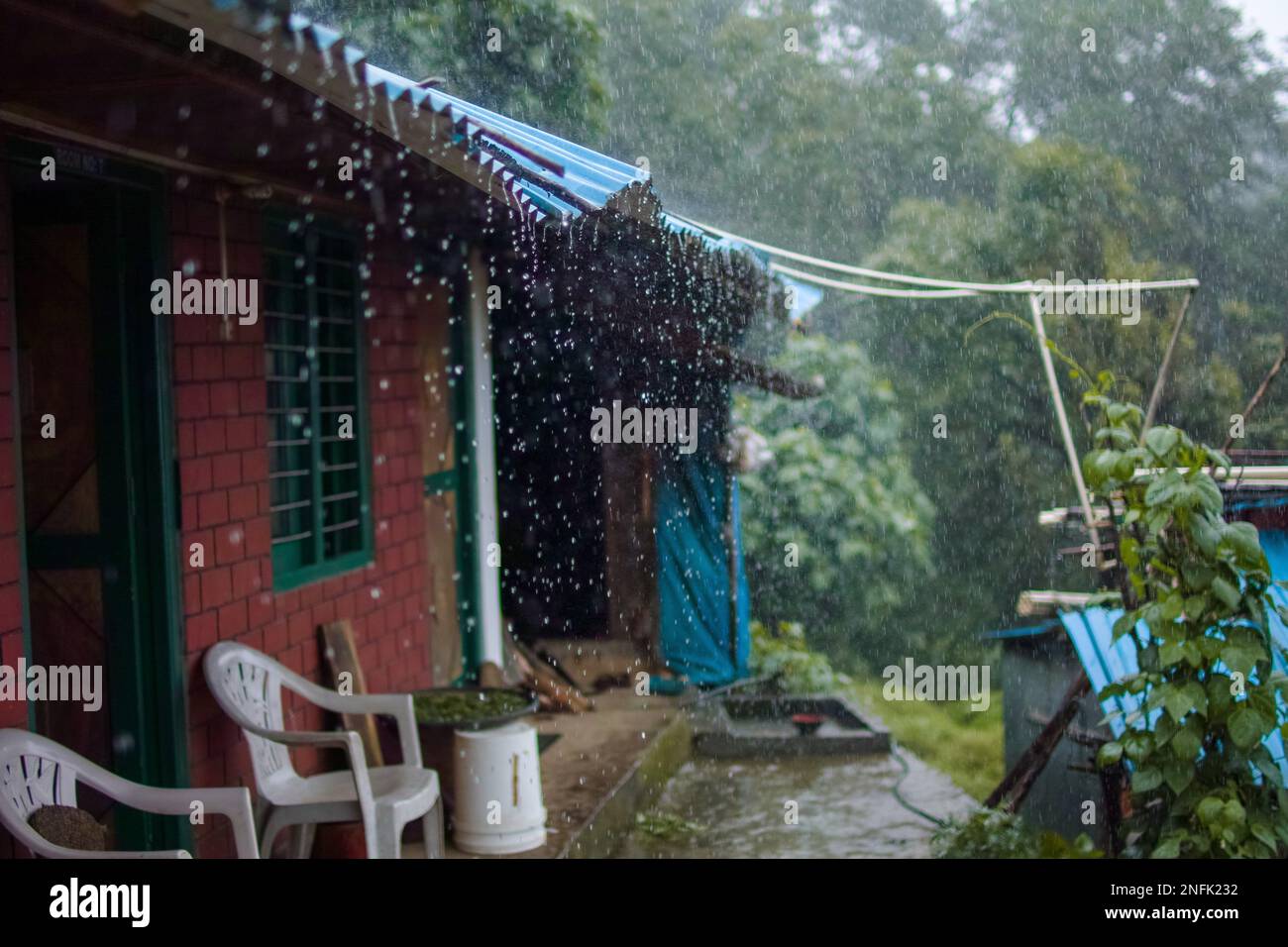 Rainy Season in Nepal Stock Photo Alamy