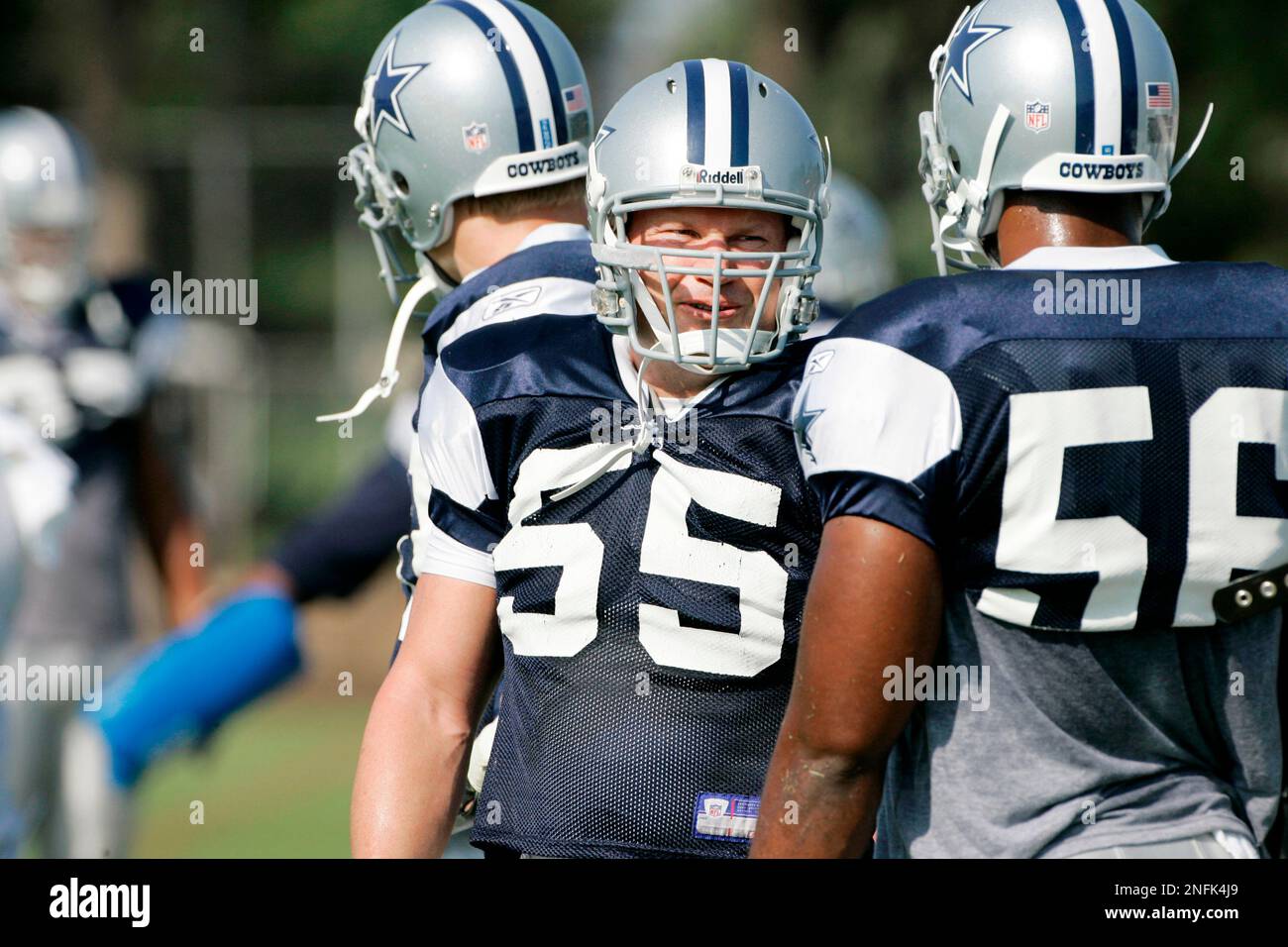 25 July 2008 - Zach Thomas (55) of the Dallas Cowboys during their