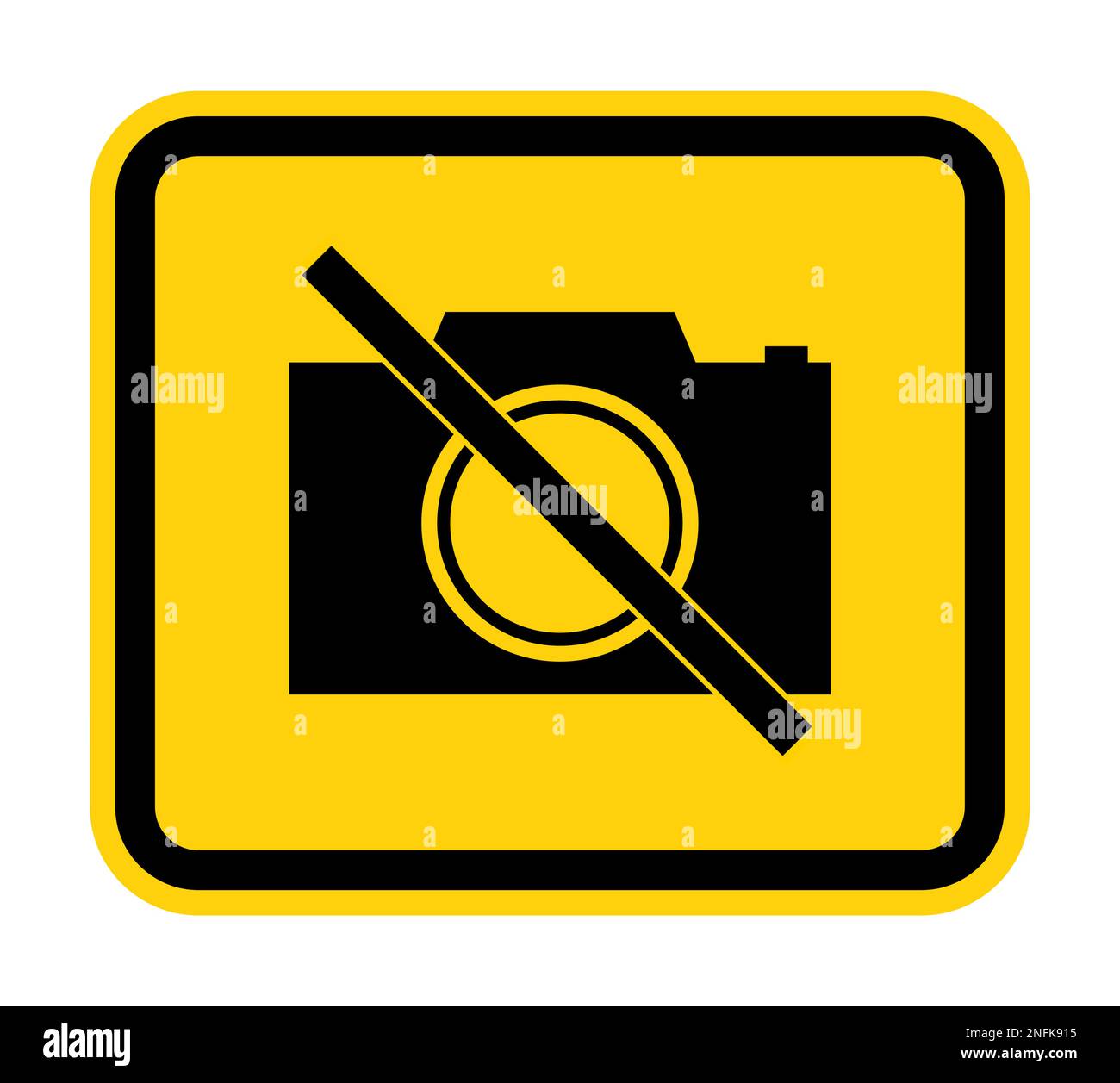 Camera Prohibited Sign On White Background Stock Vector Image & Art Alamy
