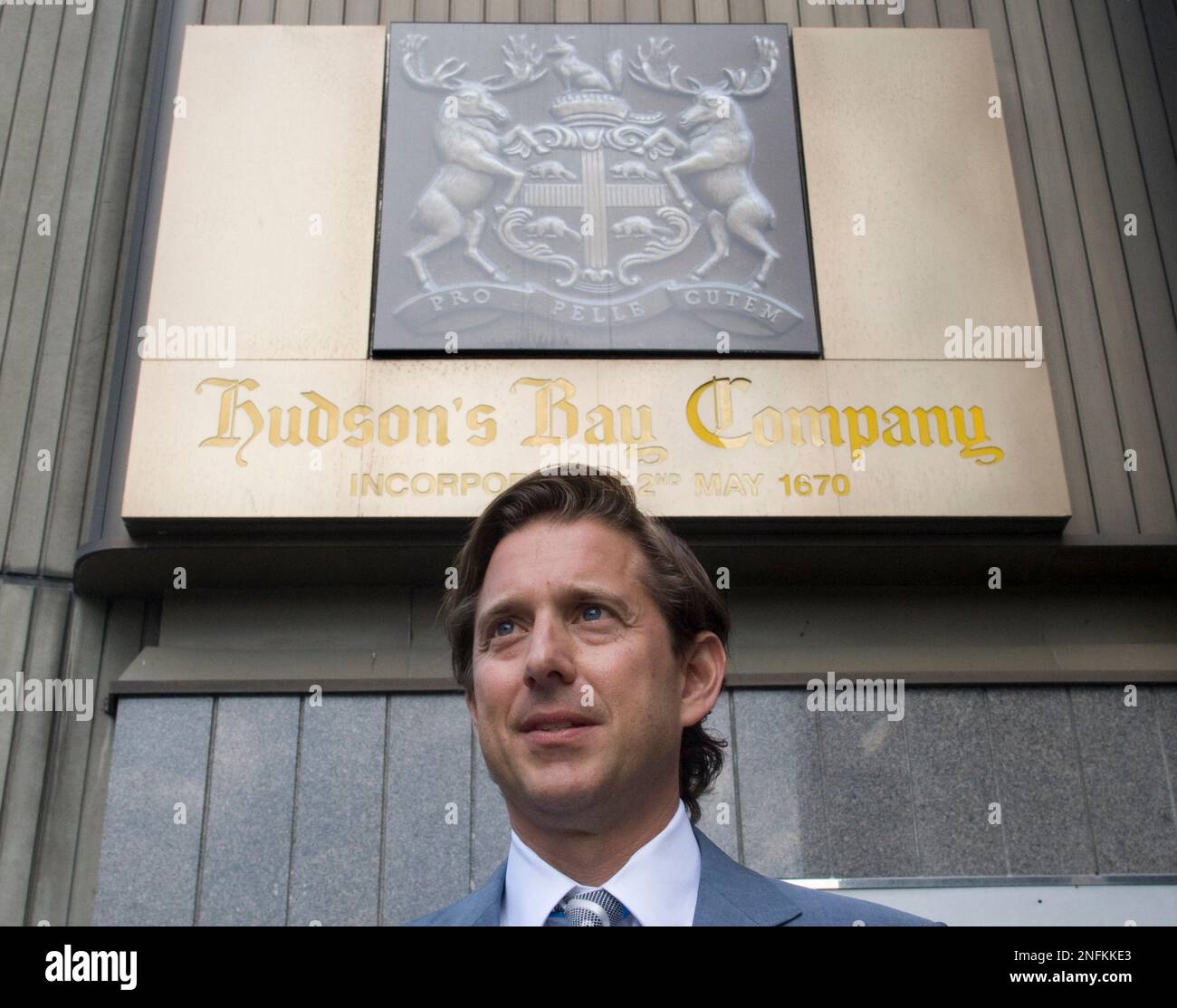 Richard Baker, who the new CEO of Hudson's Bay Co., is seen