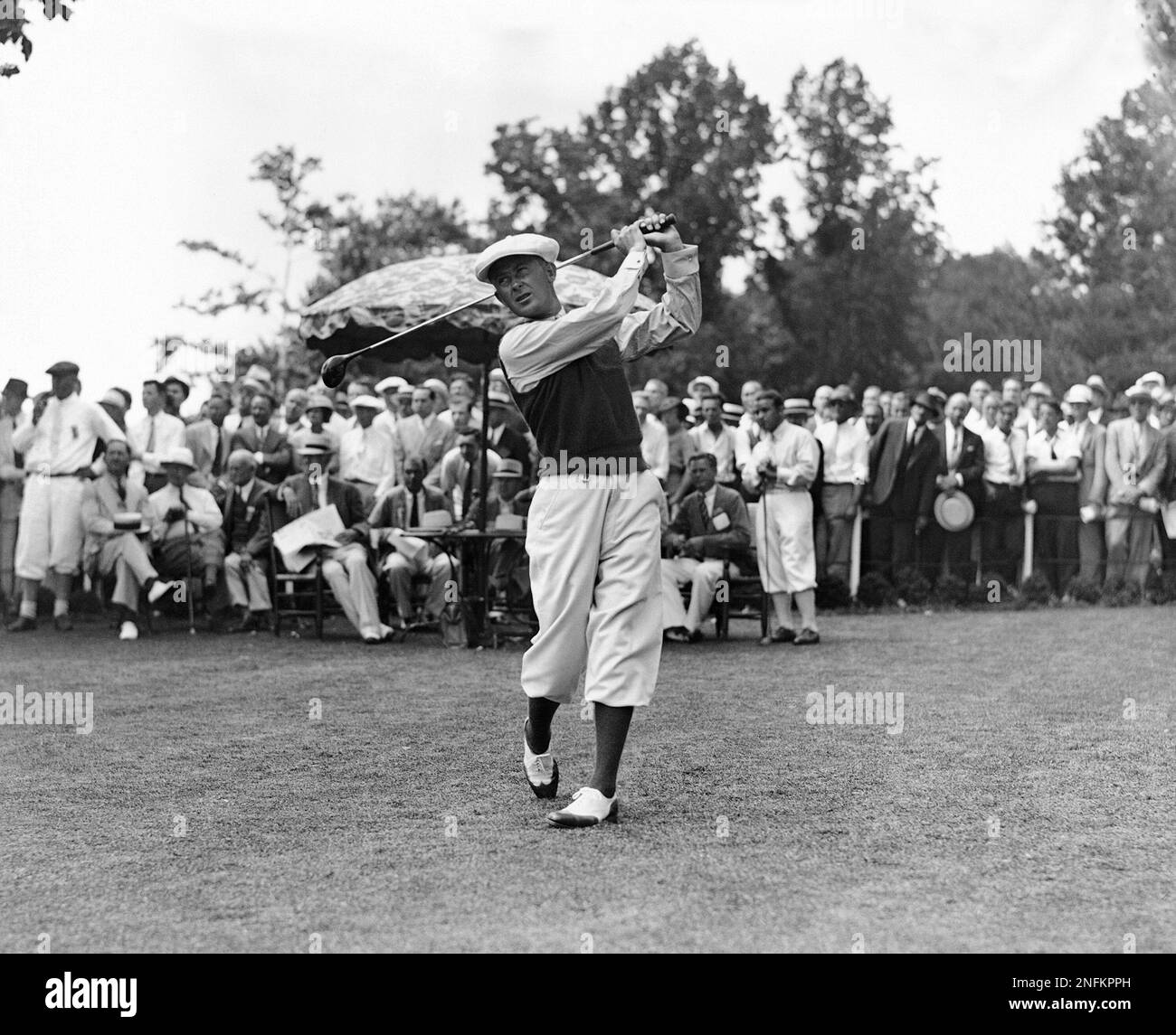 Paul Runyan, the favorite with the galleries to win the U.S.Open golf