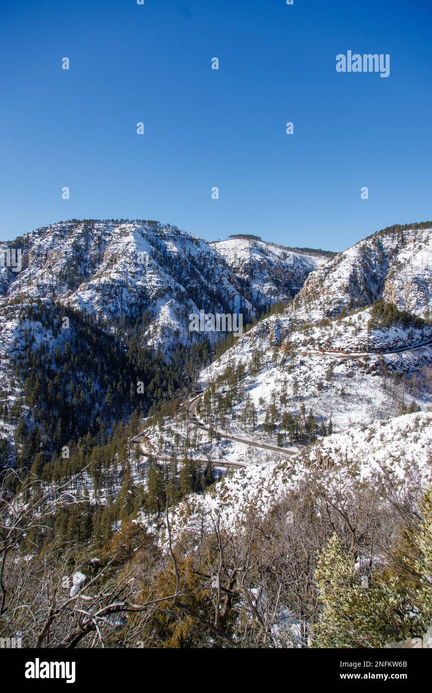 Oak Creek Canyon Overlook Stock Photo - Alamy