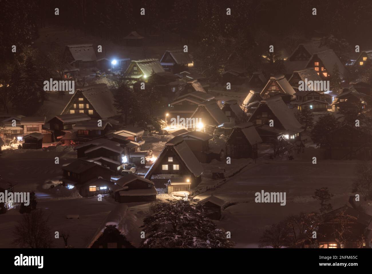 Shirakawa go nightlife map hi-res stock photography and images - Alamy