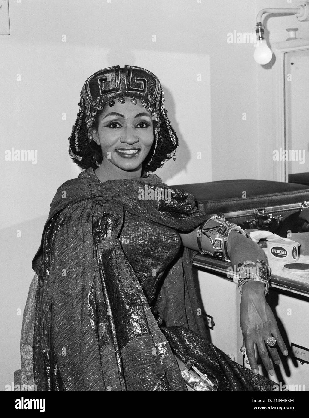 American Opera Singer Grace Bumbry In Her Dressing Room At The Royal american-opera-singer-grace-bumbry-in-her-dressing-room-at-the-royal