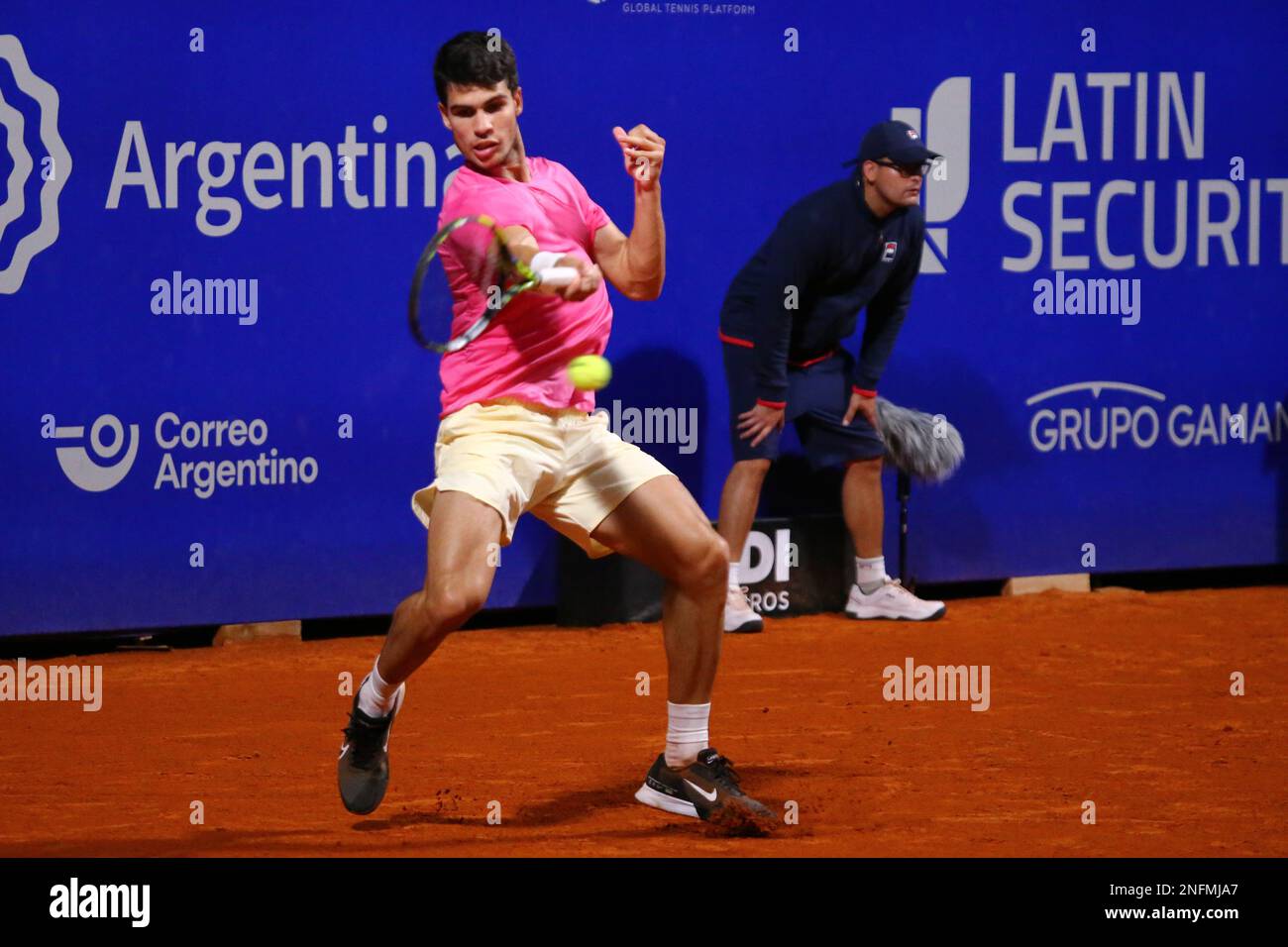 Carlos Alcaráz in Argentina Open Tenis (ATP) Stock Photo