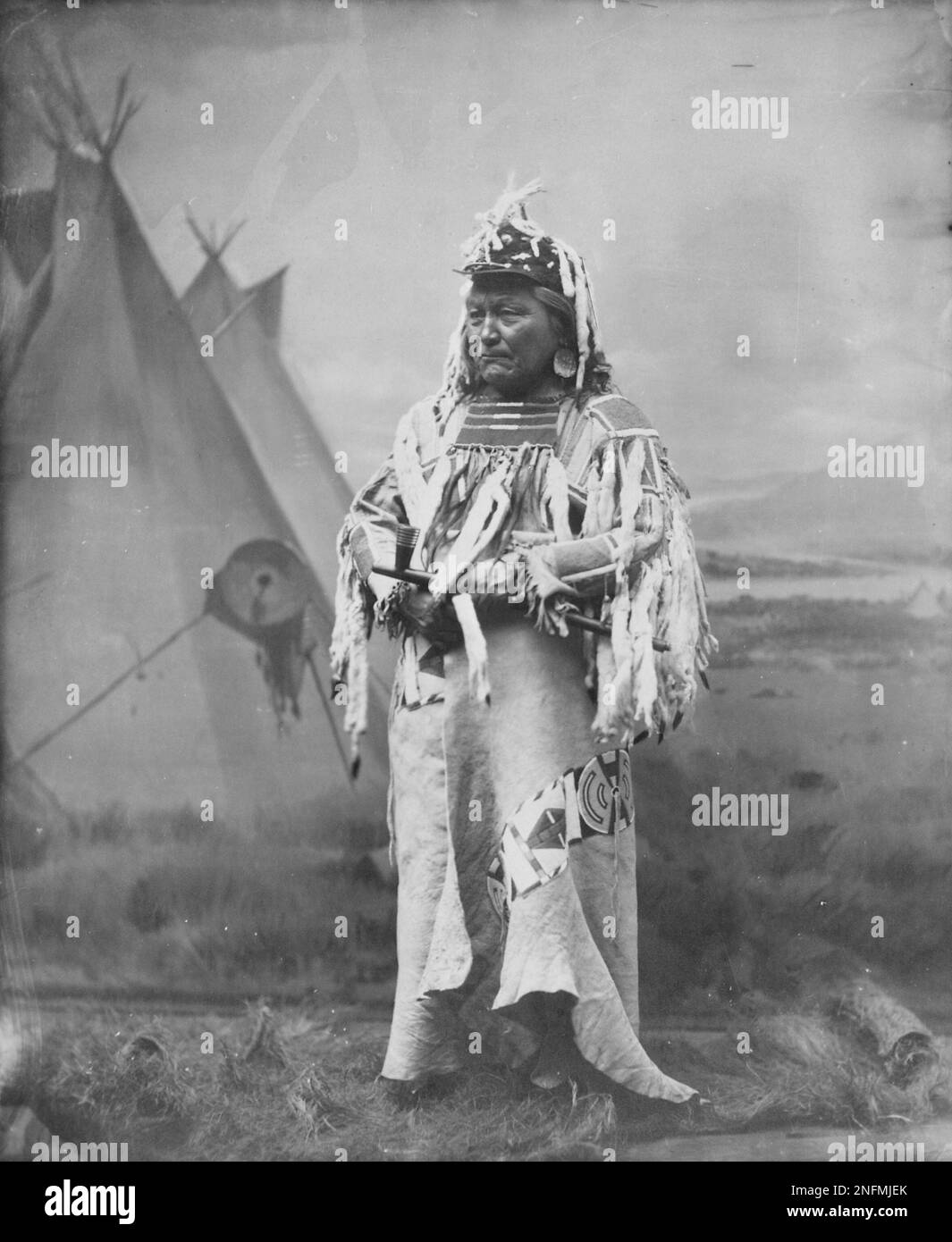 Native American, Yellow Bird, Umatilla Restored Stock Photo Alamy