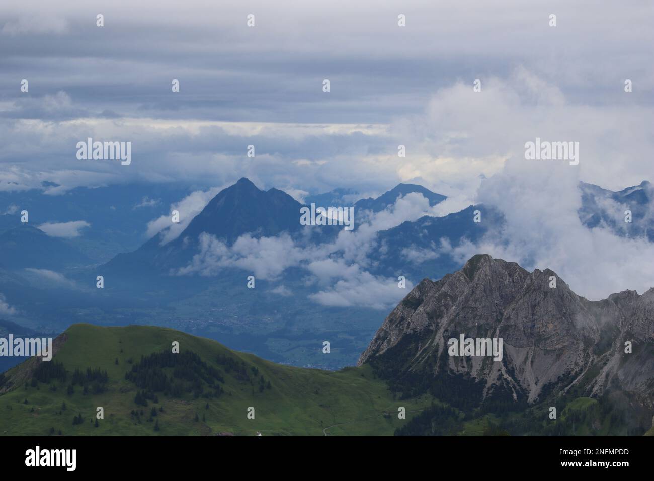 Scenic view rainy day seen hi-res stock photography and images - Alamy