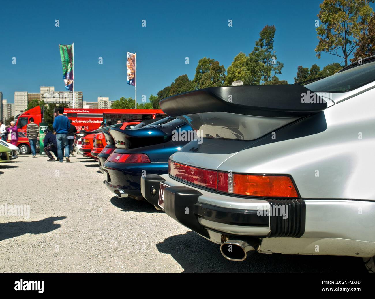Porsche's Owners Gathering Stock Photo