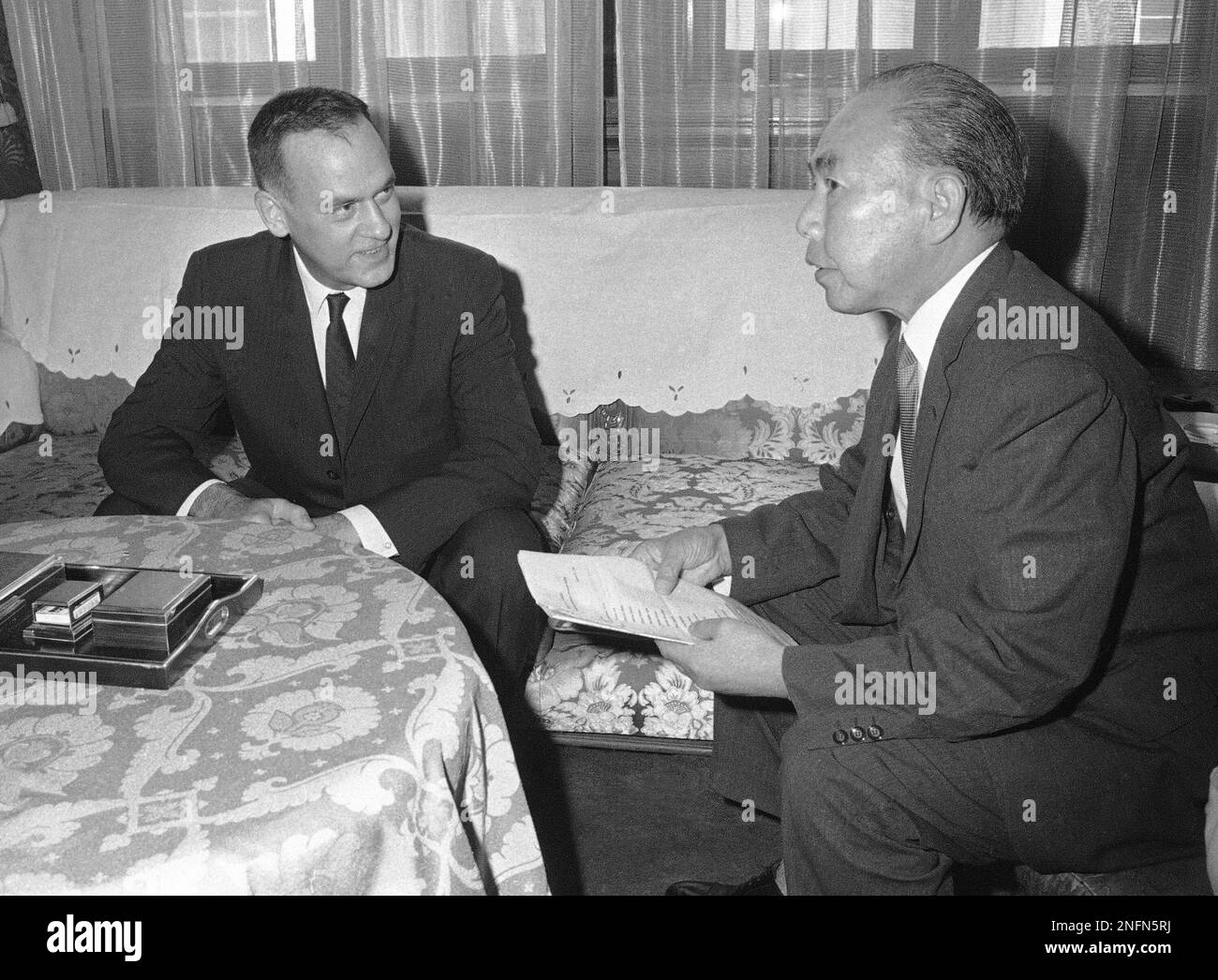 U.S. Supreme Court Justice Potter Stewart called on Masatoshi Yokota