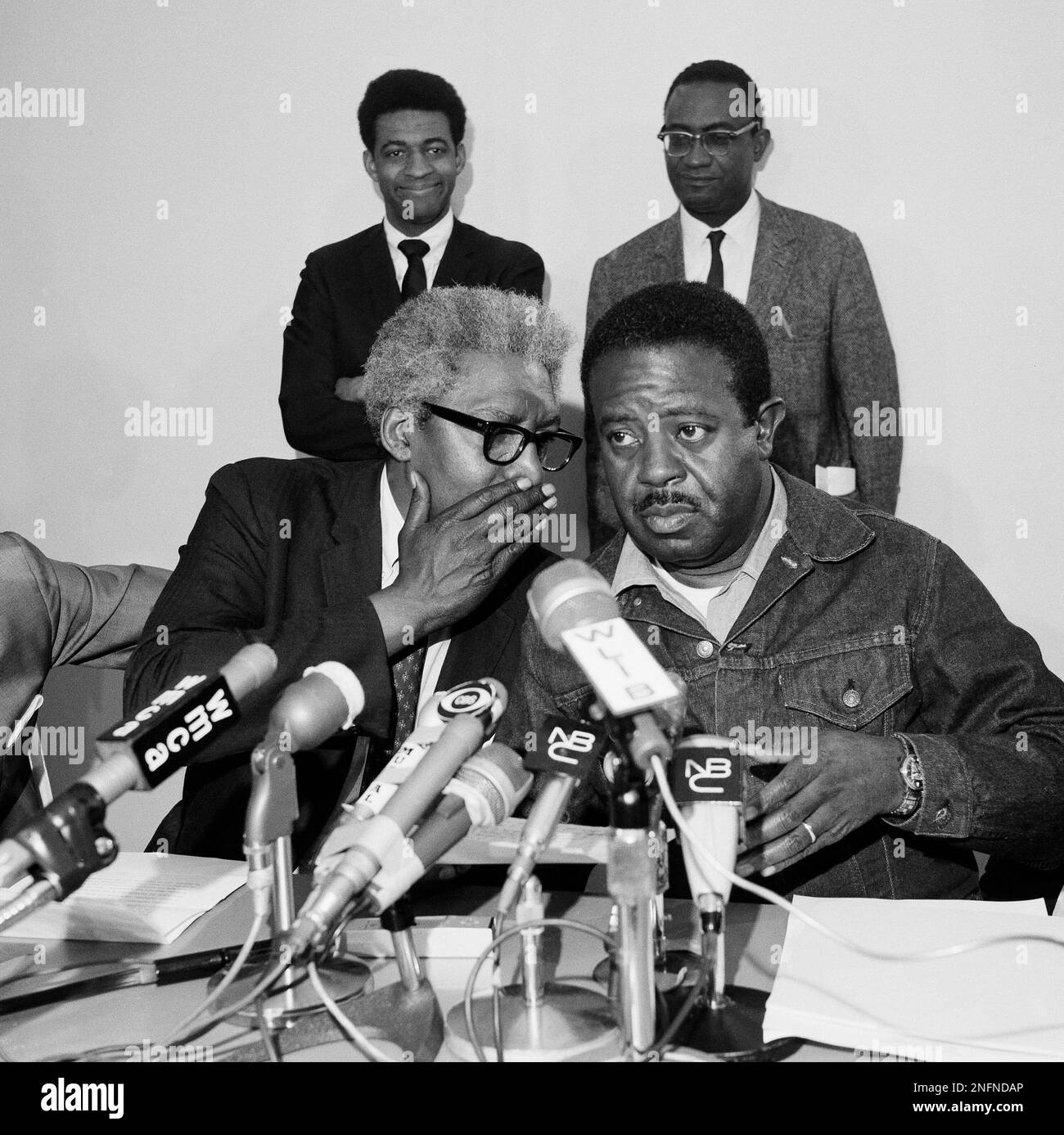 Bayard Rustin, Left, Who Organized The 1963 March On Washington 