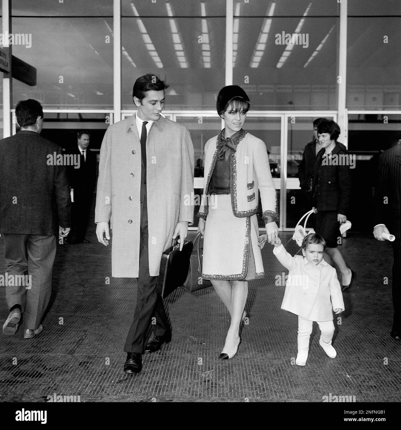 French Actor Alain Delon Arrives At Piumicino Airport In Rome, On Nov ...