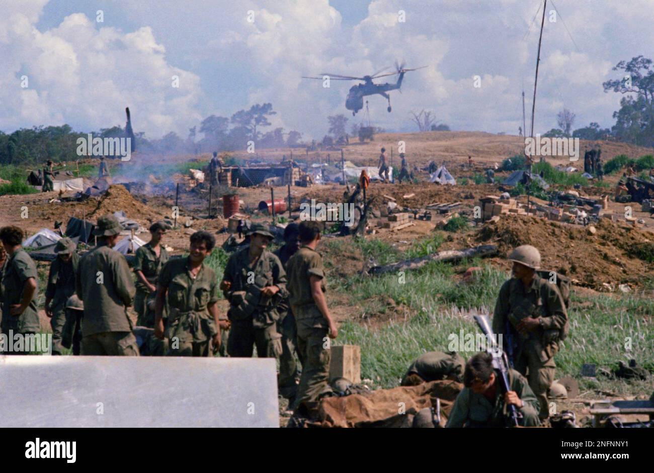 First Air Cavalry Division troops of the 2nd Battalion, 12th Cavalry
