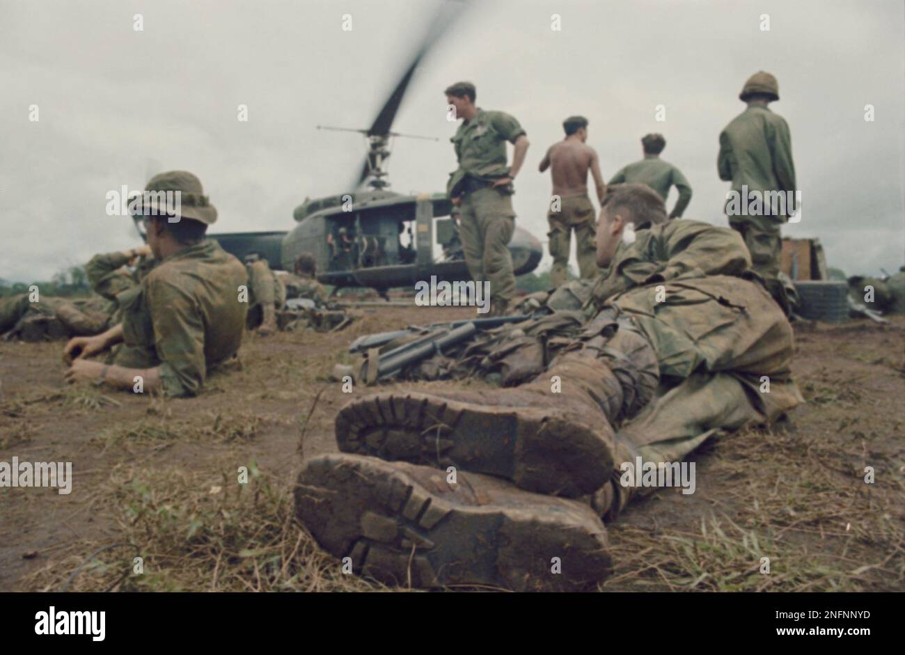 First Air Cavalry Division troops of the 2nd Battalion, 12th Cavalry