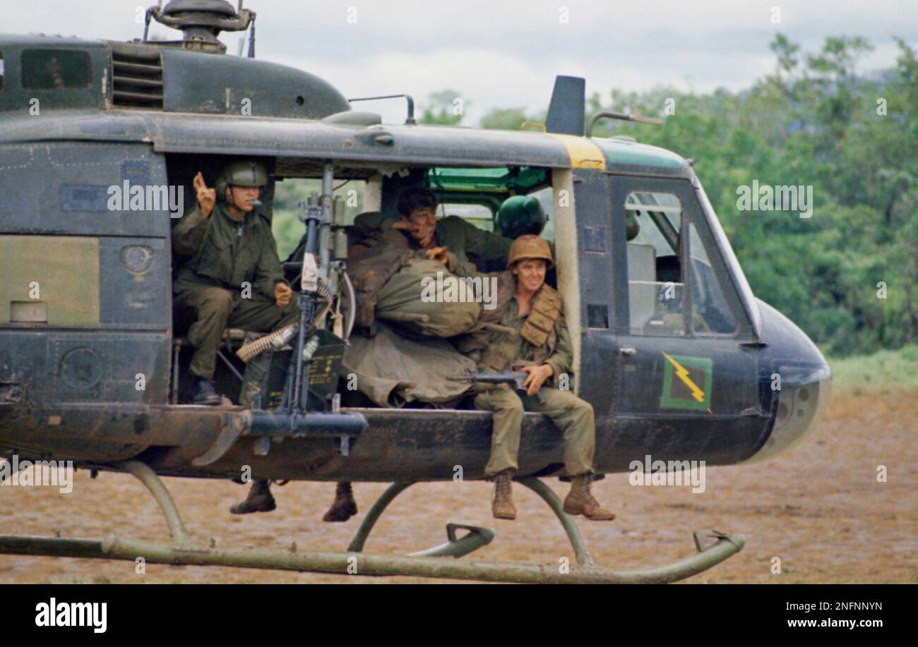 First Air Cavalry Division troops of the 2nd Battalion, 12th Cavalry