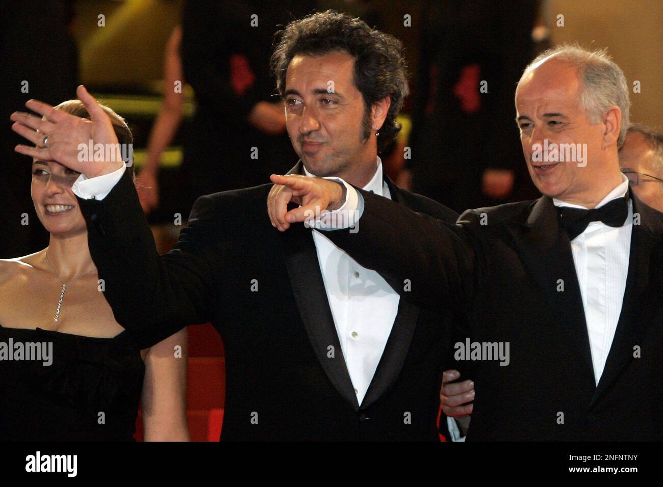 From L to R) Anita Kravos, Toni Servillo, Sabrina Ferilli and Paolo  Sorrentino arrive at a photo call for the film La Grande Bellezza (The  Great Beauty) during the 66th annual Cannes