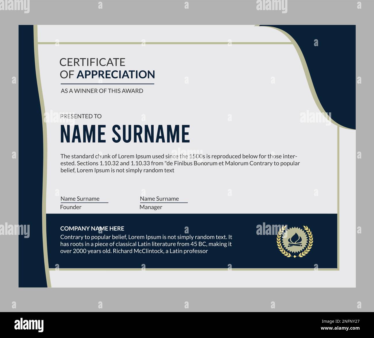 Stylish certificate hi-res stock photography and images - Alamy