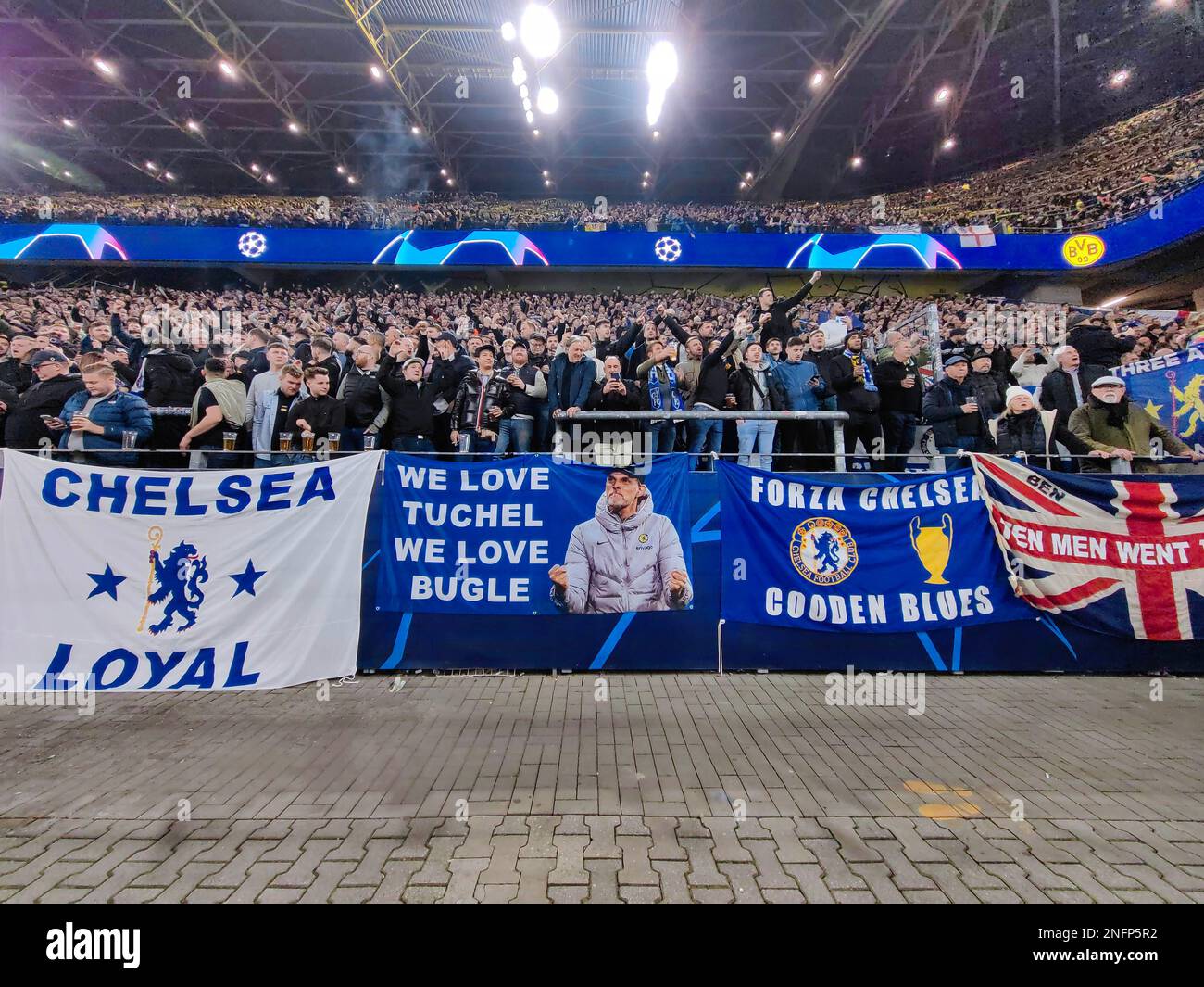 Dortmund, Deutschland, UEFA Champions League, Achtelfinale Borussia