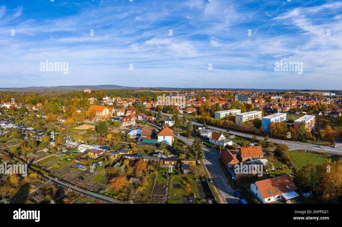 Harzgerode Aerial photos from Harzgerode Stock Photo - Alamy