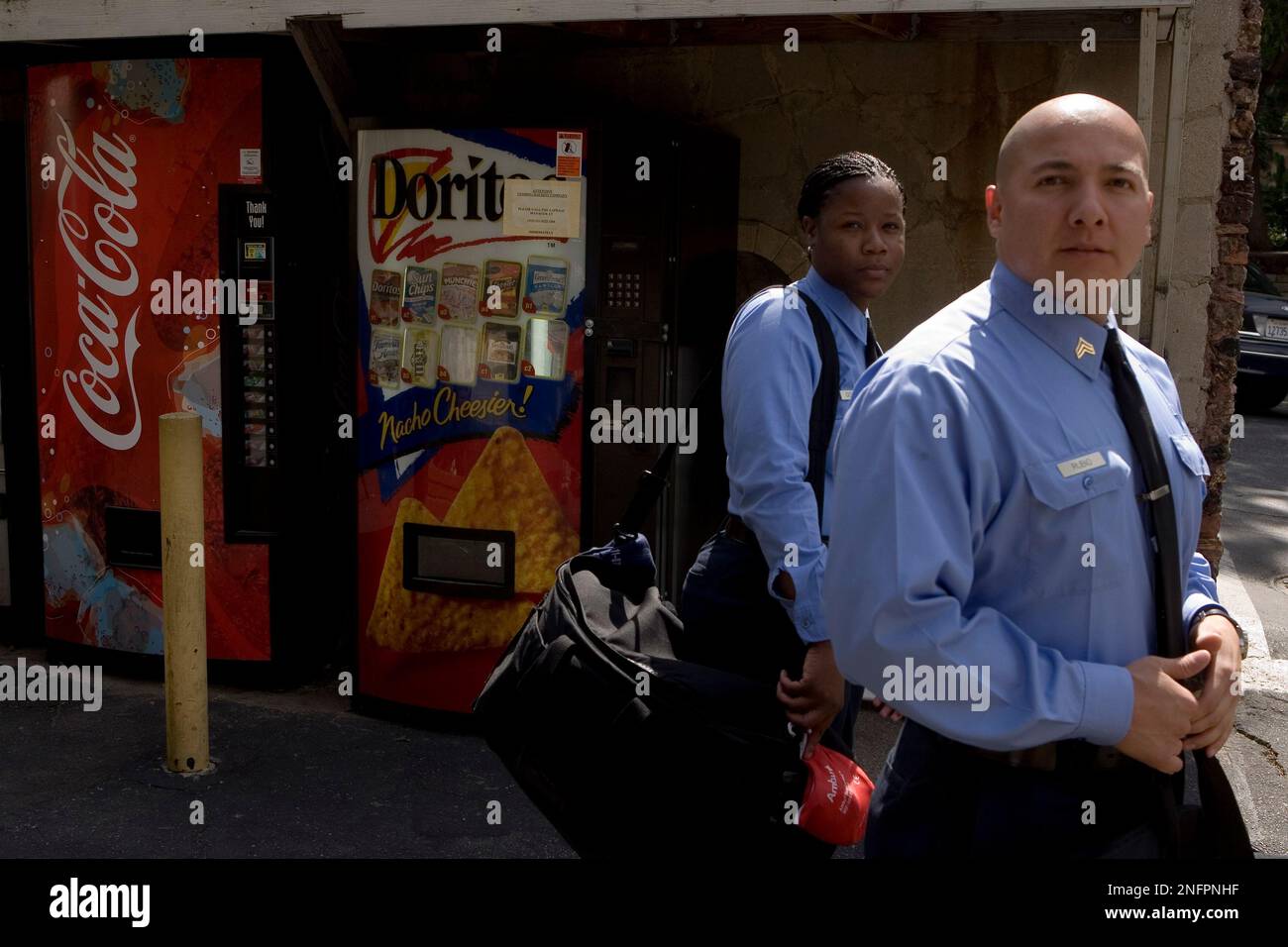 Los Angeles Police Department recruits are seen at the LAPD Academy in