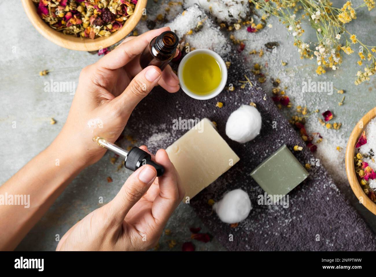 Skincare beautiful asian woman hi-res stock photography and images - Alamy