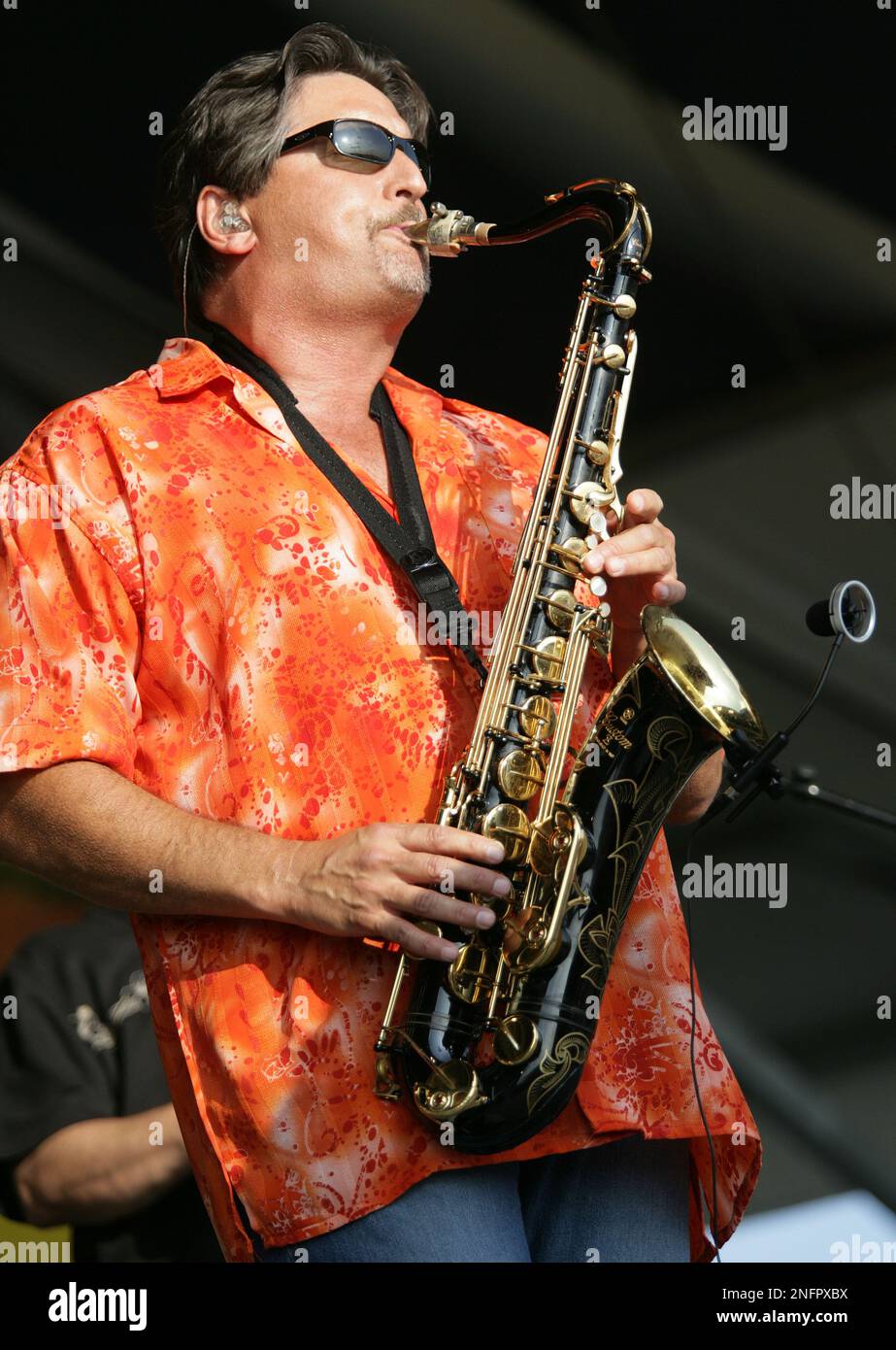 Tower of Power tenor sax player Tom Politzer performs during the 2008