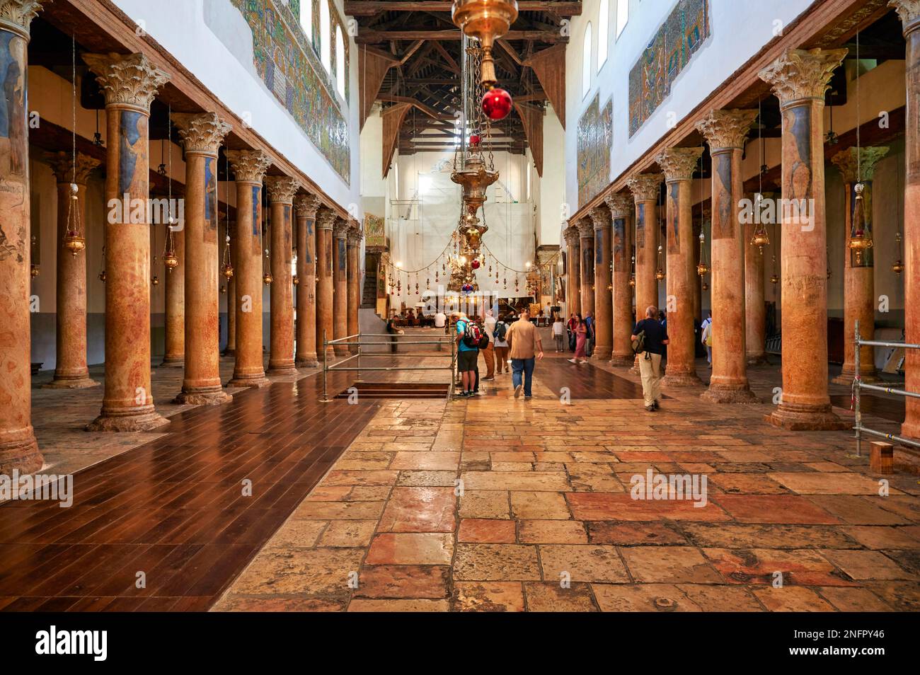 Jerusalem Bethlehem Israel. The church of the nativity birthplace of