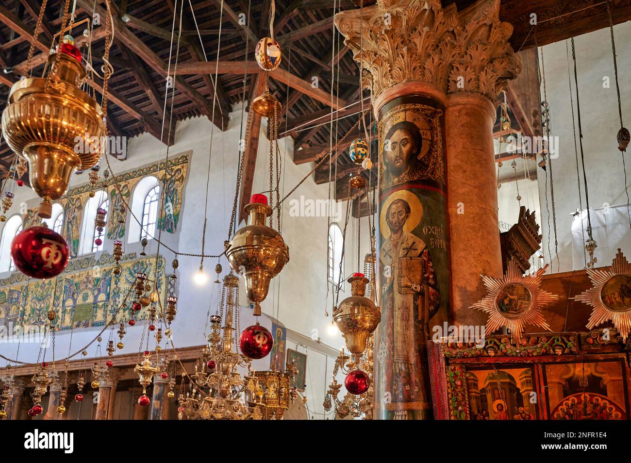 Jerusalem Bethlehem Israel. The church of the nativity birthplace of