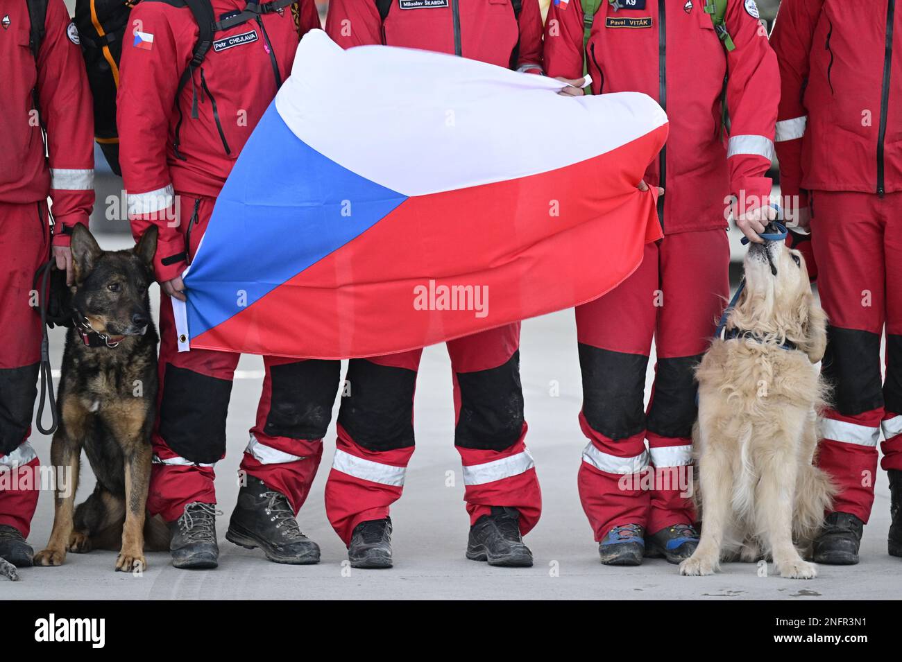 Prague, Czech Republic. 17th Feb, 2023. Czech rescuers of Czech USAR ...