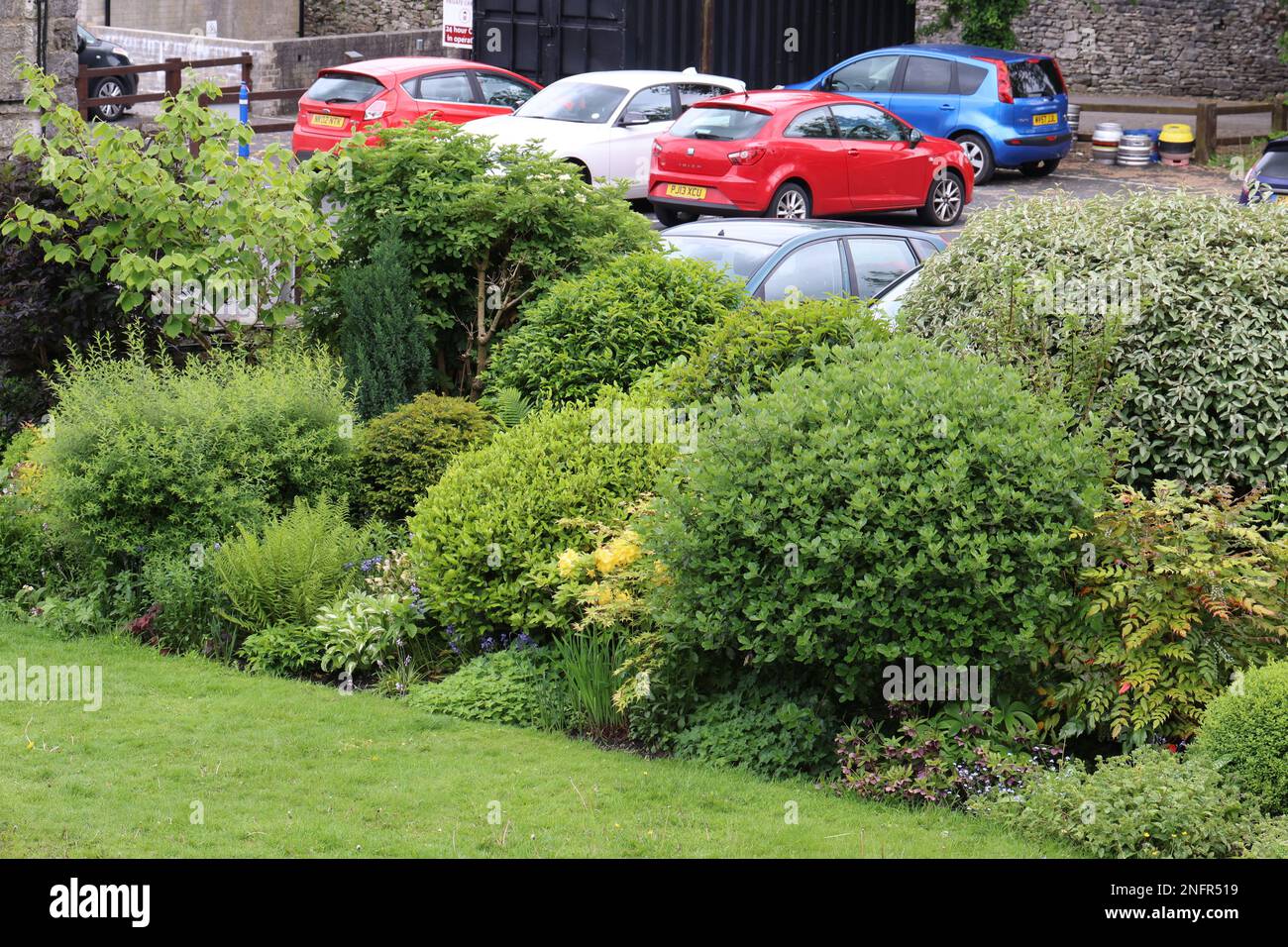 Brewery Arts Centre, Kendal, gardens Stock Photo