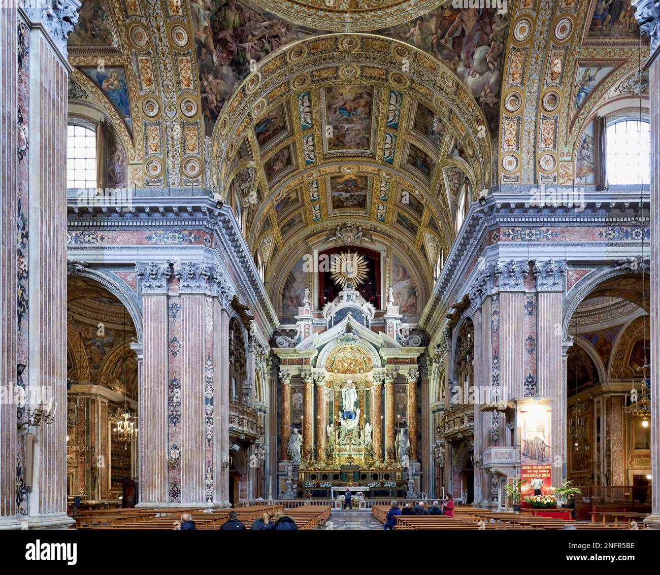 Gesu Nuovo (New Jesus) is the name of a baroque church in Naples ...