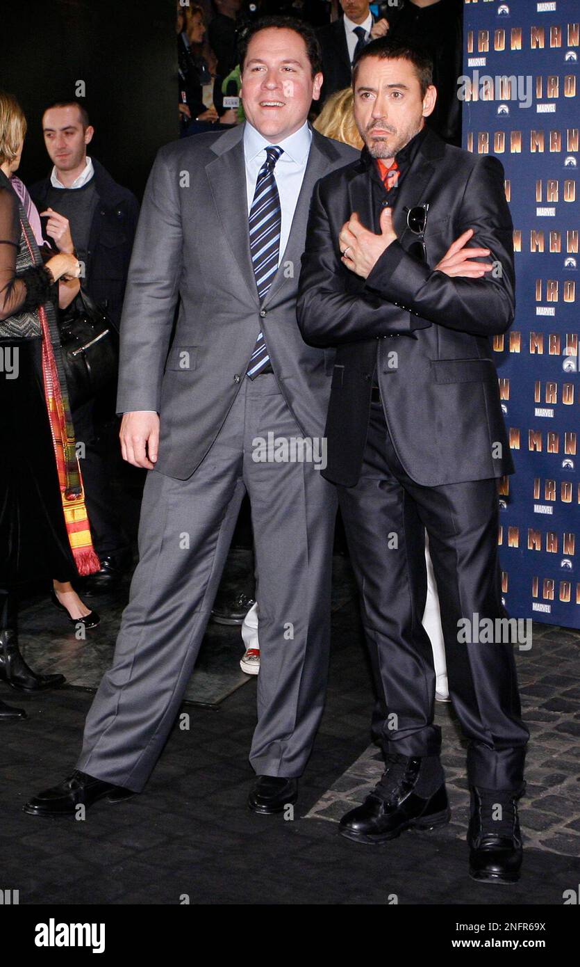 Jon Favreau And Robert Downey