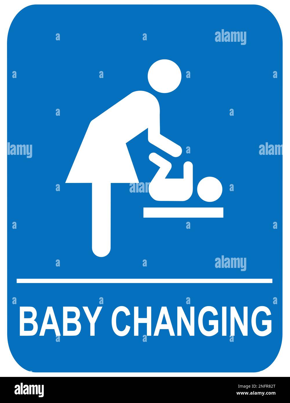 Baby changing room sign Stock Photo Alamy