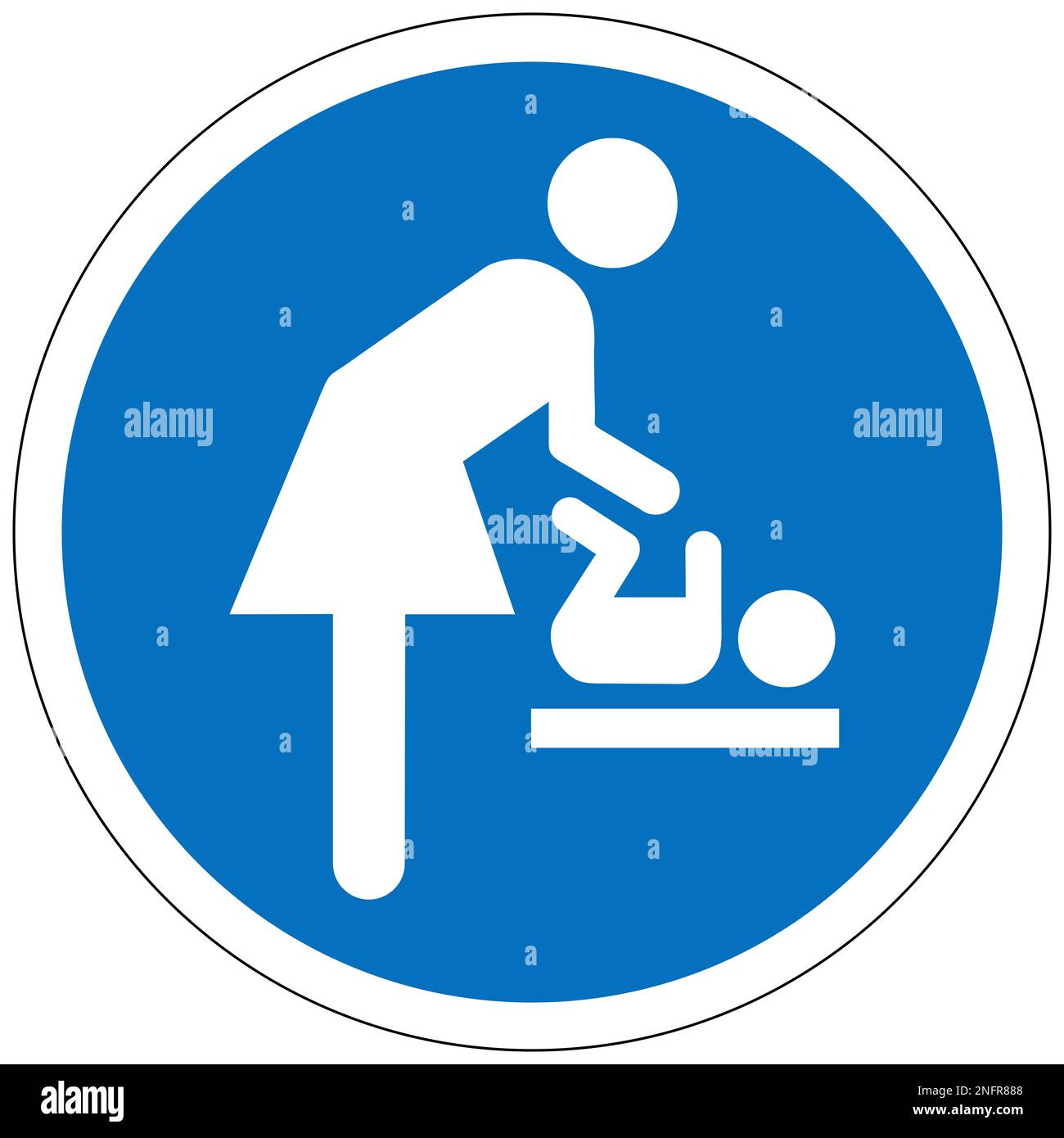 Baby Changing Room Sign Stock Photo Alamy