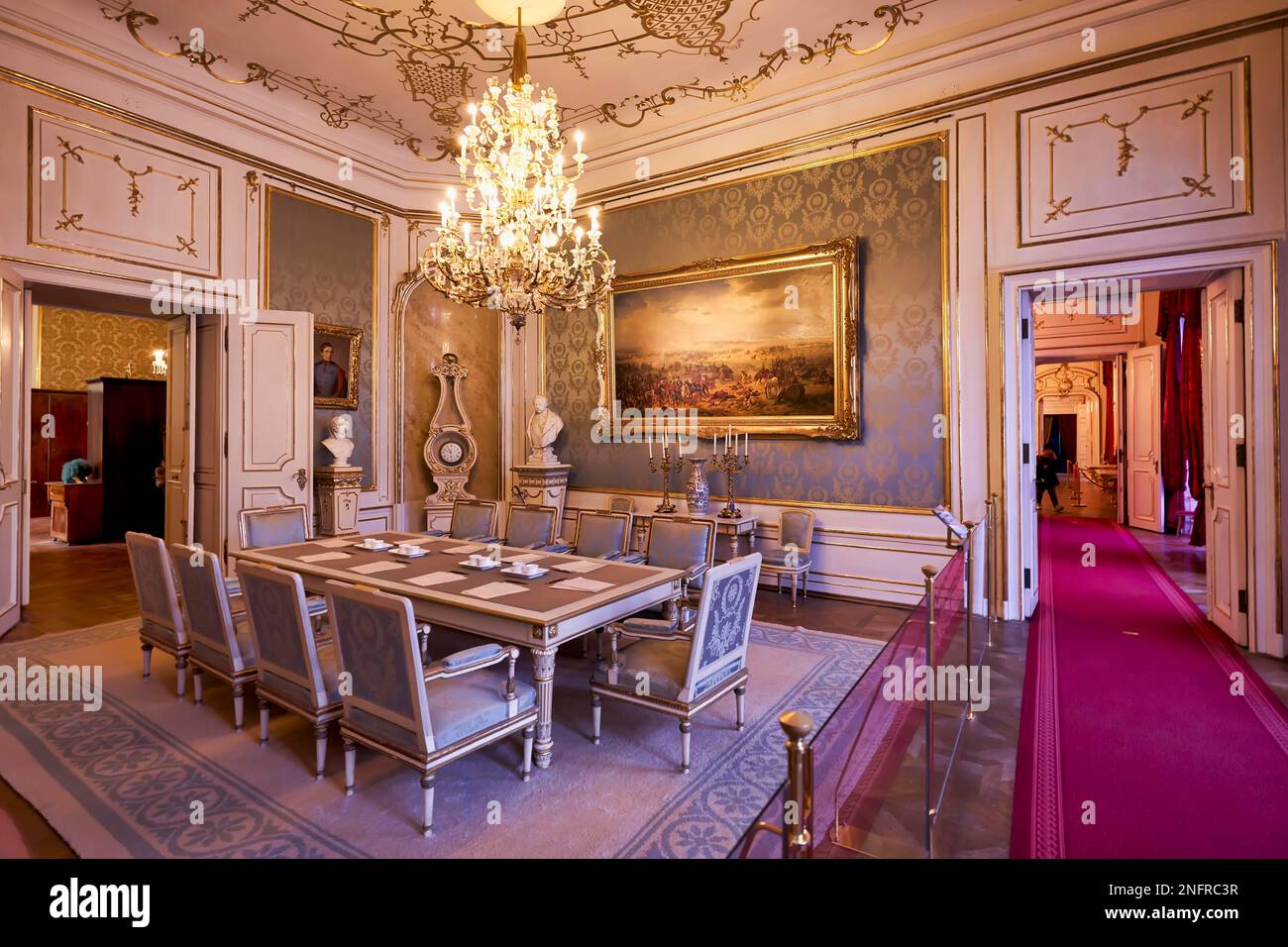 Kaiserappartements Hofburg Imperial Palace Sissi. Vienna Austria Stock